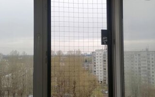 решетка от выпадения животных на одну створку окна